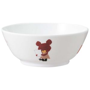 関東プラスチック工業 関東プラスチック工業 メラミン 子供用 食器 くまのがっこう 汁椀 CM-8TA