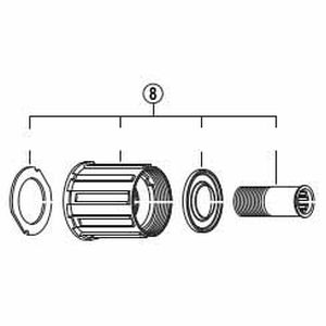 シマノ SHIMANO シマノ SHIMANO Y3SW98050 フリーホイール部組立品