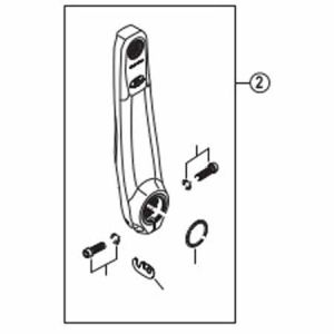 シマノ SHIMANO シマノ SHIMANO Y1MA98010 左クランク 165mm