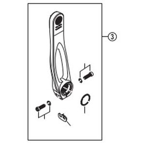 シマノ SHIMANO シマノ SHIMANO Y1NG98030 左クランク 170mm FC-M640用