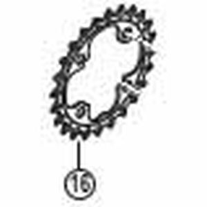 シマノ SHIMANO シマノ SHIMANO Y1MX24000 FC-T551 チェーンリング 24T-AE