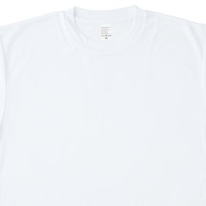 アイトス アイトス 8090 4.4オンス ドライ 半袖 Tシャツ ポケット無し 男女兼用 ホワイト L