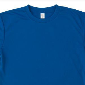 アイトス アイトス 8090 4.4オンス ドライ 半袖 Tシャツ ポケット無し 男女兼用 ロイヤルブルー 5L