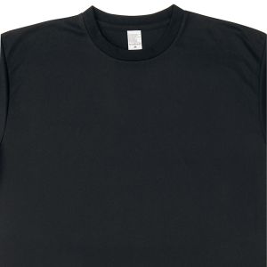 アイトス アイトス 8090 4.4オンス ドライ 半袖 Tシャツ ポケット無し 男女兼用 ブラック S