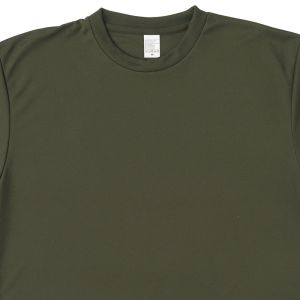 アイトス アイトス 8090 4.4オンス ドライ 半袖 Tシャツ ポケット無し 男女兼用 アーミーグリーン M