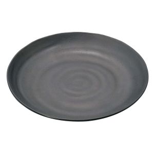 マイン MIN マイン メラミンウェア 黒 丸皿 13cm M11-128