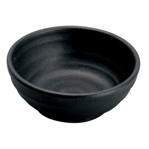 マイン MIN マイン メラミンウェア 黒 小鉢 大 M11-140