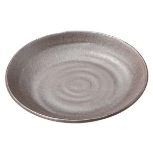 マイン MIN マイン メラミンウェア 茶 丸皿 28 M11-560