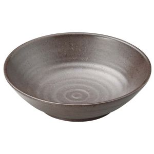 マイン MIN マイン メラミンウェア 茶 丸 深皿 小 M11-568