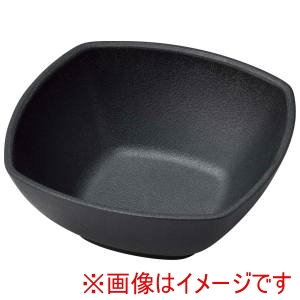 マイン MIN マイン 耐熱角深皿 中 黒 11.2×11.2×H4.5cm M11-644
