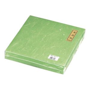 マイン MIN マイン 金箔紙ラミネート 緑 25角 25x25 500枚入 M33-470