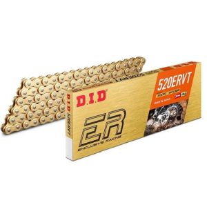 DID 大同工業 DID 520ERVT 108L ゴールド チェーン カシメ ZJ 大同工業 DAIDO