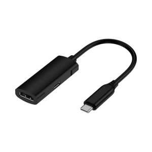 フリーダム FHDMI-ADCHP34 Type-C to HDMI映像出力変換ケーブルPD100Wポート付 アルミブラック