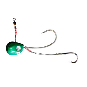 ジャッカル JACKALL ジャッカル ビンビンテンヤ鯛夢 13号 大 メタルグリーン