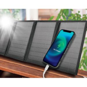 エアージェイ AIR-J エアージェイ AJ-NSOLAR14W BK ソーラー充電器14WBK