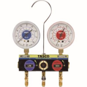 イチネンタスコ TASCO イチネンタスコ TA120KH ボールバルブ式ゲージマニホールド TASCO