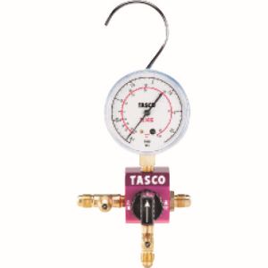 イチネンタスコ TASCO イチネンタスコ TA123C-2 ボールバルブ式シングルゲージマニホールドキット TASCO