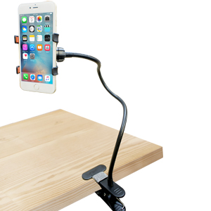 輸入特価アウトレット フレキシブル スマホホルダー ブラック