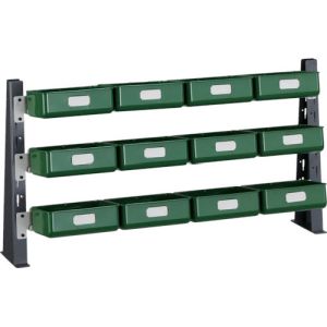 トラスコ TRUSCO トラスコ UPR-ML1803KL UPR型ライトビンラック卓上用 K-20HX12個 TRUSCO メーカー直送 代引不可