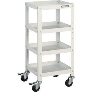 トラスコ TRUSCO トラスコ RBW-834 W ラビットワゴン 360X360 ゴム車輪 W色 TRUSCO メーカー直送 代引不可