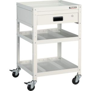 トラスコ TRUSCO トラスコ RBW-853S2V W ラビットワゴン 500X500 引出1段 仕切2段付 W色 TRUSCO メーカー直送 代引不可