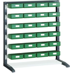 トラスコ TRUSCO トラスコ UPR-L1006D UPRラック片面 H1000 K-20HYG 24個付 TRUSCO メーカー直送 代引不可