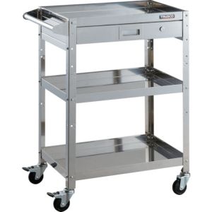 トラスコ TRUSCO トラスコ CRB-963HV クリーンラビット 75φゴム車鉄金具 1段引出ハンドル付 TRUSCO メーカー直送 代引不可