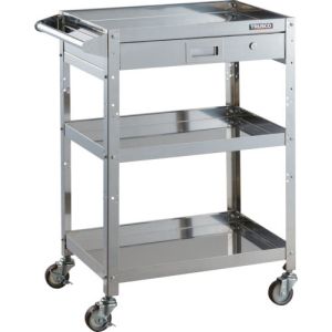 トラスコ TRUSCO トラスコ CRB-963HVSU クリーンラビット 75φゴム車SUS金具 1段引出ハンドル付 TRUSCO メーカー直送 代引不可