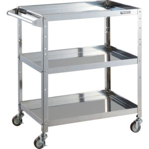トラスコ TRUSCO トラスコ CRB-973HSU クリーンラビット 75φウレタン車SUS金具ハンドル付 TRUSCO メーカー直送 代引不可