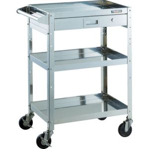 トラスコ TRUSCO トラスコ CRB-963HVSD100 クリーンラビット 100φ導電車SUS金具ハンドル付 引出付 TRUSCO メーカー直送 代引不可