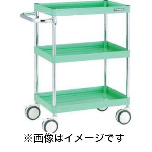 トラスコ TRUSCO トラスコ FAW-973D-W ファルコンワゴン750X500 ウレタン双輪車 W色 TRUSCO メーカー直送 代引不可