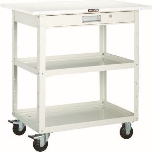 トラスコ TRUSCO トラスコ EGW-762TV-W イーグルワゴン 600X400 引出 天板付 W色 TRUSCO メーカー直送 代引不可