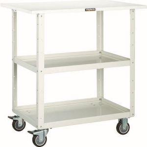 トラスコ TRUSCO トラスコ EGW-772TU-W イーグルワゴン 750X500 天板付 ウレタン車輪 W色 TRUSCO メーカー直送 代引不可