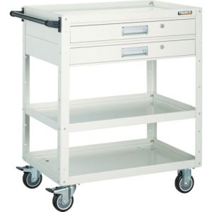 トラスコ TRUSCO トラスコ EGW-973V2U-W イーグルワゴン 750X500 引出付 ウレタン車輪 W色 TRUSCO メーカー直送 代引不可