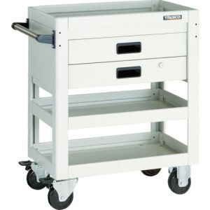 トラスコ TRUSCO トラスコ DLWS-973X-W ツールワゴン ドルフィン 750X500 2段引出 W色 TRUSCO メーカー直送 代引不可