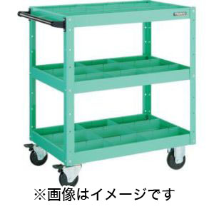 トラスコ TRUSCO トラスコ EGW-973F3S3-W イーグルワゴン 750X500XH880 深3段 仕切板付 W色 TRUSCO メーカー直送 代引不可