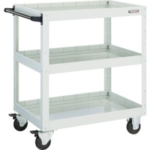 トラスコ TRUSCO トラスコ EGW-973F3-W イーグルワゴン 750X500XH880 深3段 W色 TRUSCO メーカー直送 代引不可