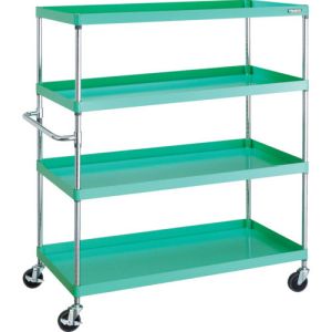 トラスコ TRUSCO トラスコ PEW-15124-YG フェニックスワゴン 1200X600XH1500 4段 YG色 TRUSCO メーカー直送 代引不可