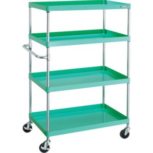 トラスコ TRUSCO トラスコ PEW-1594-YG フェニックスワゴン 900X600XH1500 4段 YG色 TRUSCO メーカー直送 代引不可