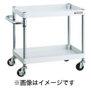 トラスコ TRUSCO トラスコ PEW-692-G75-W フェニックスワゴン 900X600 2段 Φ75ゴム車輪 W色 TRUSCO メーカー直送 代引不可