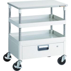 トラスコ TRUSCO トラスコ PEW-762VT-W フェニックスワゴン 600X400 1段引出 天板付 W色 TRUSCO メーカー直送 代引不可