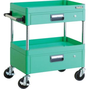 トラスコ TRUSCO トラスコ PEW-762VZ-YG フェニックスワゴン 600X400XH740 引出付 YG色 TRUSCO メーカー直送 代引不可