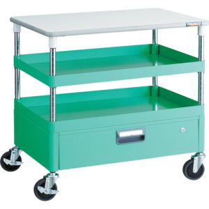 トラスコ TRUSCO トラスコ PEW-772VT-YG フェニックスワゴン 750X500 1段引出 天板付 YG色 TRUSCO メーカー直送 代引不可