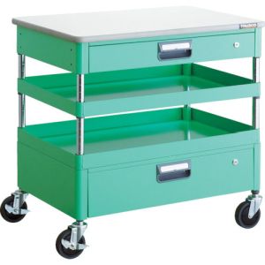 トラスコ TRUSCO トラスコ PEW-772VZT-YG フェニックスワゴン 750X500XH740 引出 天板付 YG色 TRUSCO メーカー直送 代引不可