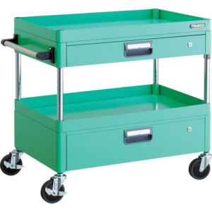 トラスコ TRUSCO トラスコ PEW-772VZ-YG フェニックスワゴン 750X500XH740 引出付 YG色 TRUSCO メーカー直送 代引不可