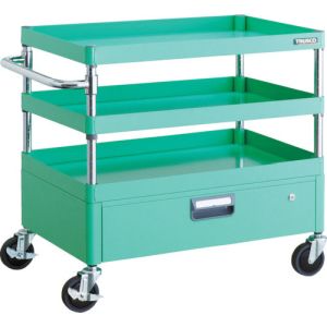 トラスコ TRUSCO トラスコ PEW-773V-YG フェニックスワゴン 750X500XH740 1段引出付 YG色 TRUSCO メーカー直送 代引不可