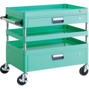 トラスコ TRUSCO トラスコ PEW-773VZ-YG フェニックスワゴン 750X500XH740 引出付 YG色 TRUSCO メーカー直送 代引不可