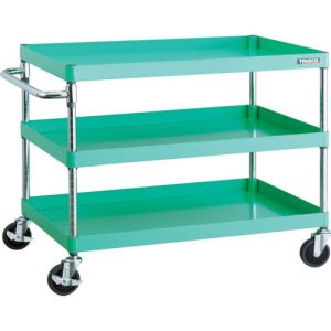 トラスコ TRUSCO トラスコ PEW-793-YG フェニックスワゴン 900X600XH740 3段 YG色 TRUSCO メーカー直送 代引不可