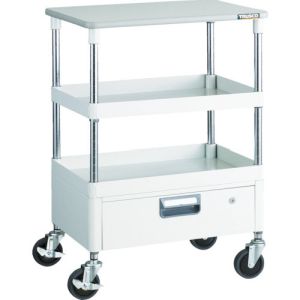 トラスコ TRUSCO トラスコ PEW-962VT-W フェニックスワゴン 600X400 1段引出 天板付 W色 TRUSCO メーカー直送 代引不可