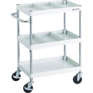 トラスコ TRUSCO トラスコ PEW-963S2-W フェニックスワゴン 600X400 仕切2段付 W色 TRUSCO メーカー直送 代引不可